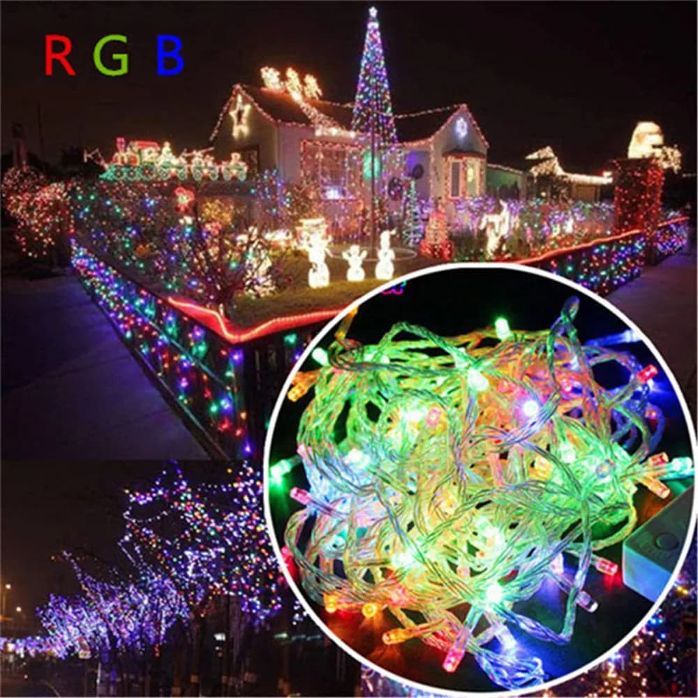 LED String Lights with 8 Modes