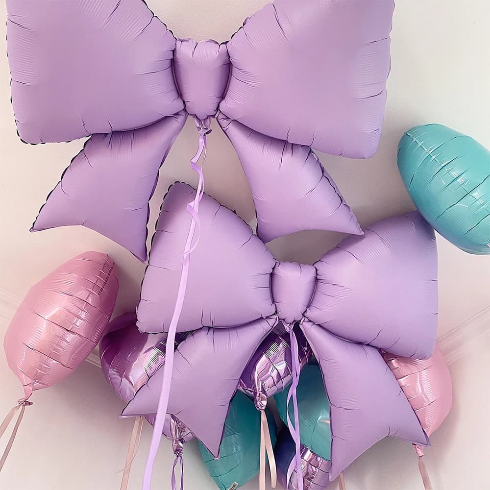 Bow-Shaped Aluminum Foil Balloon Pack