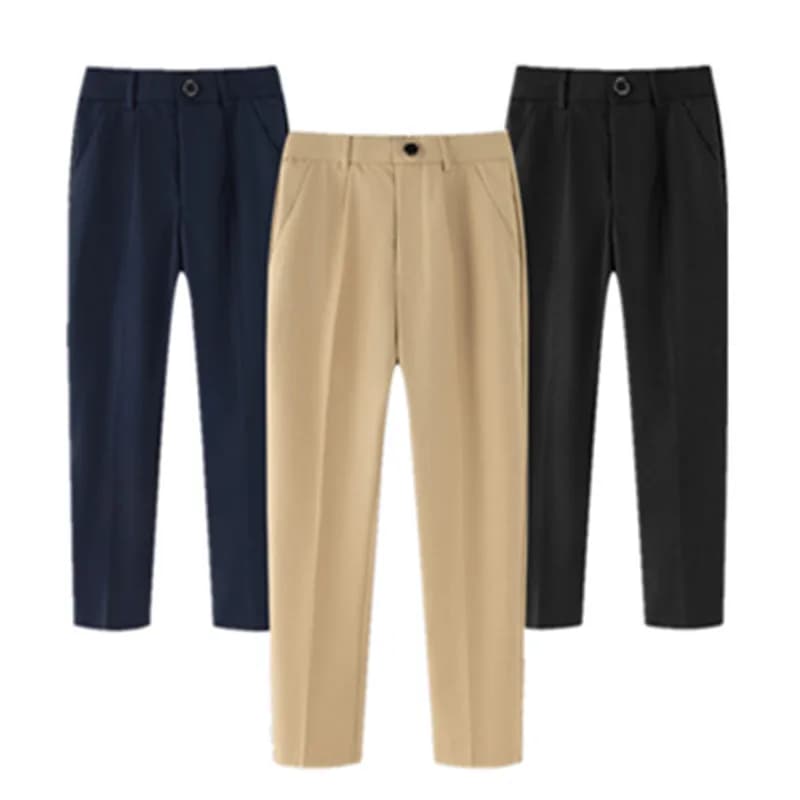 Boys School Uniform Pants Spring Autumn