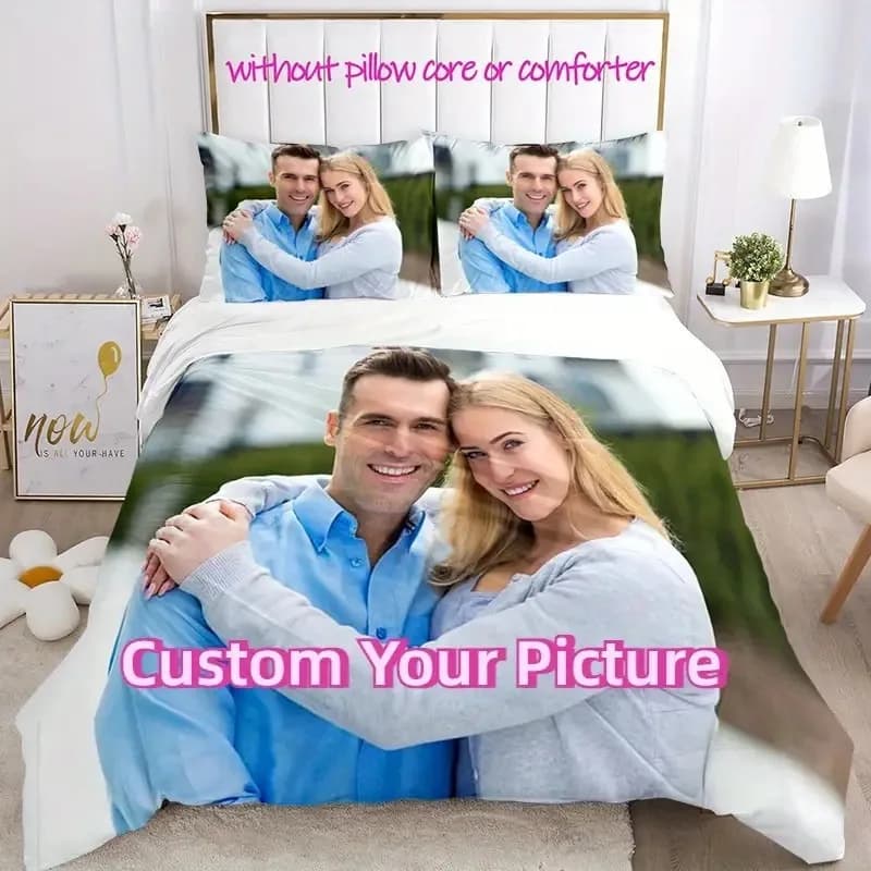 Custom Image Duvet Cover Set King Size