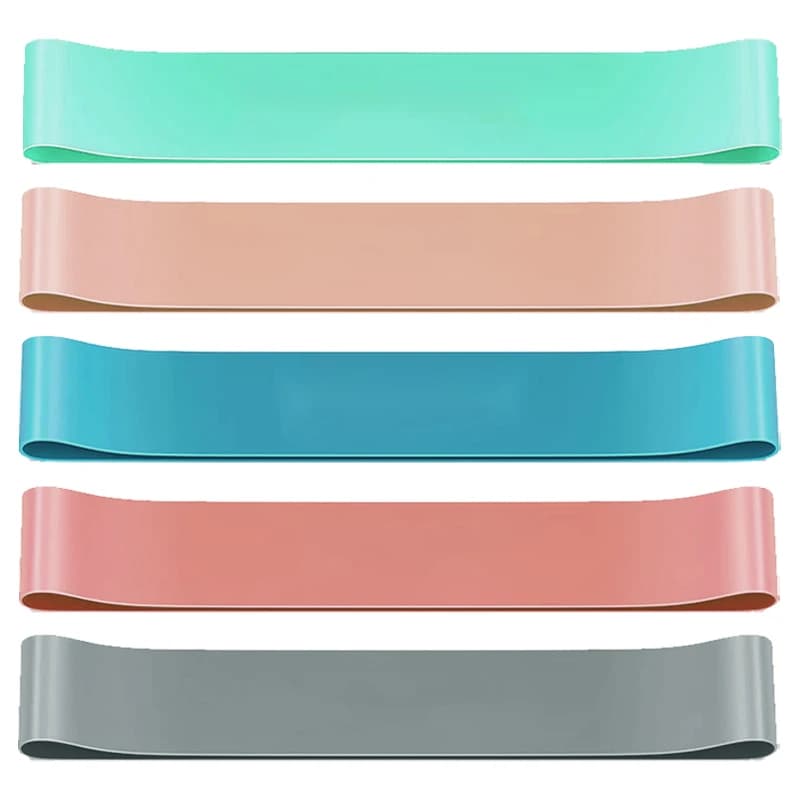Different Resistance Bands Yoga Band Fitness Exercise Training Hip Tension Band Leg Squat Dance Elastic Loop Stretch Band