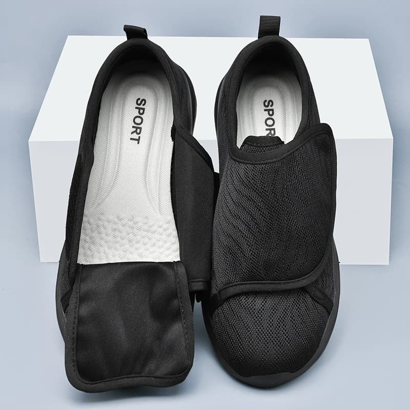 Diabetic Shoes Medical For Man Ladies Wide Fat Foot Swollen Feet Shoes Hallux Valgus Bunion Orthopedics Thumb Eversion