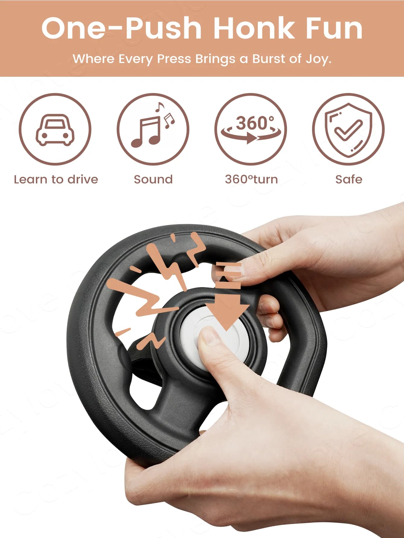 Stroller Steering Wheel Toy