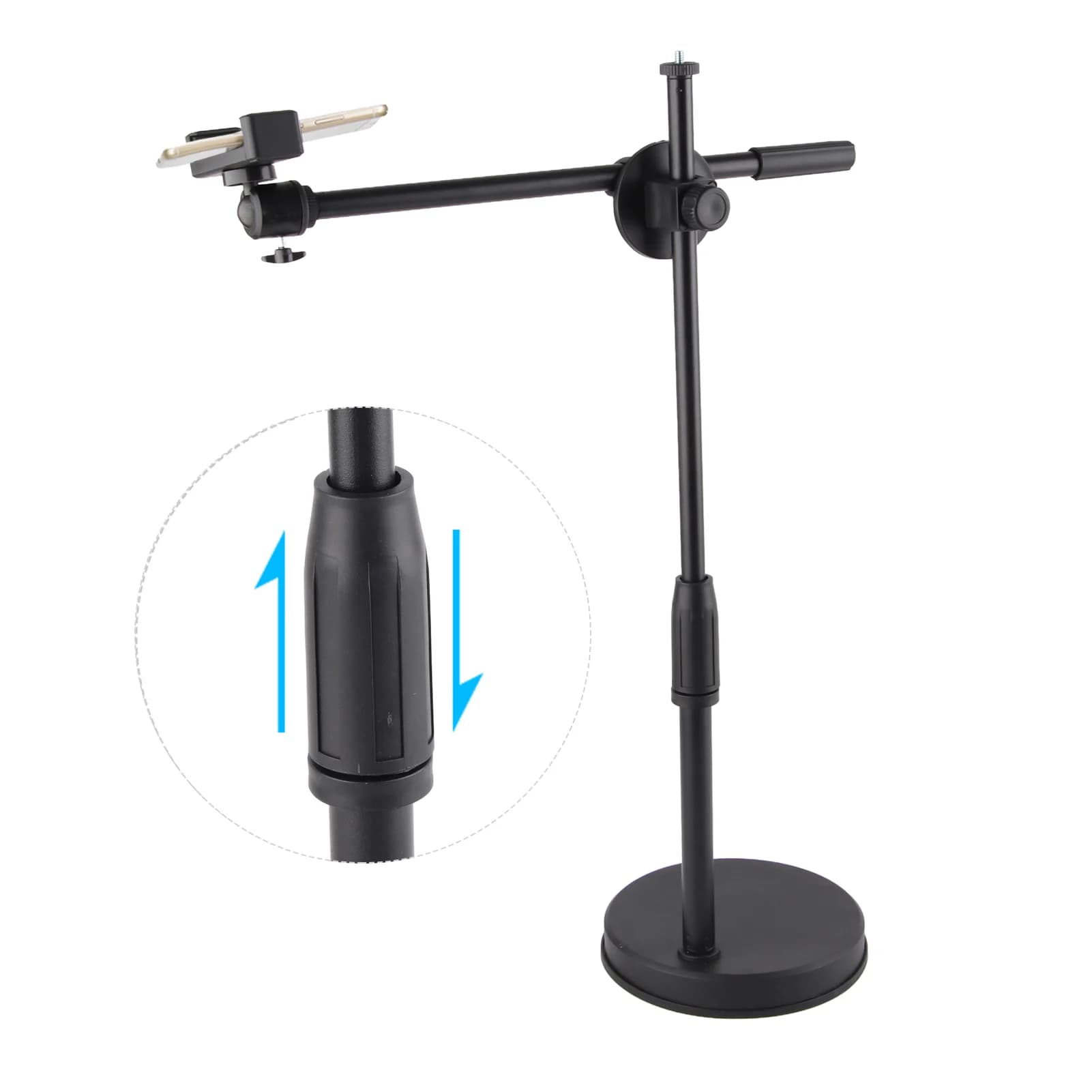 Desktop Phone Holder Stand with Rotating Arm
