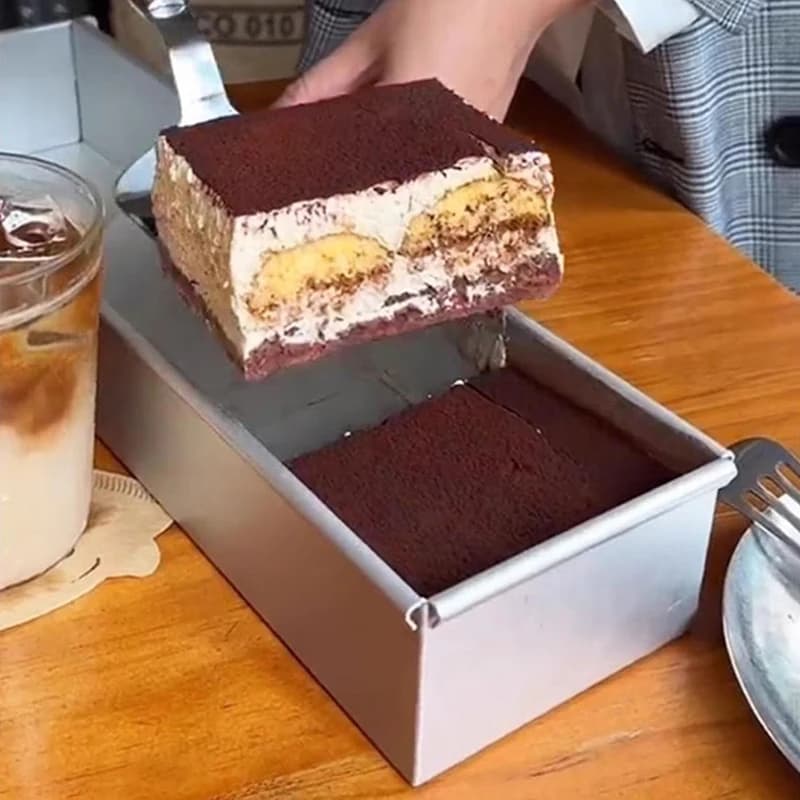 Stainless Steel Rectangle Tiramisu Cake Pan