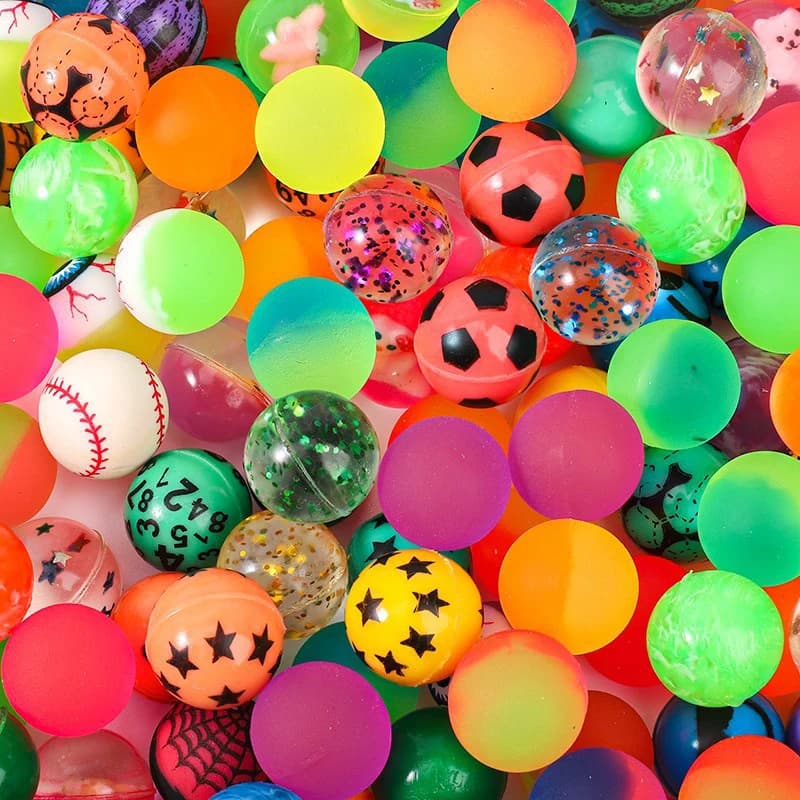 Rubber Bouncy Balls 27MM Bulk Party Favors