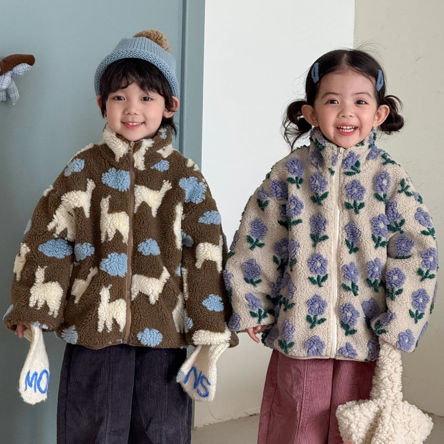 Kids Winter Jacket with Thickened Lining