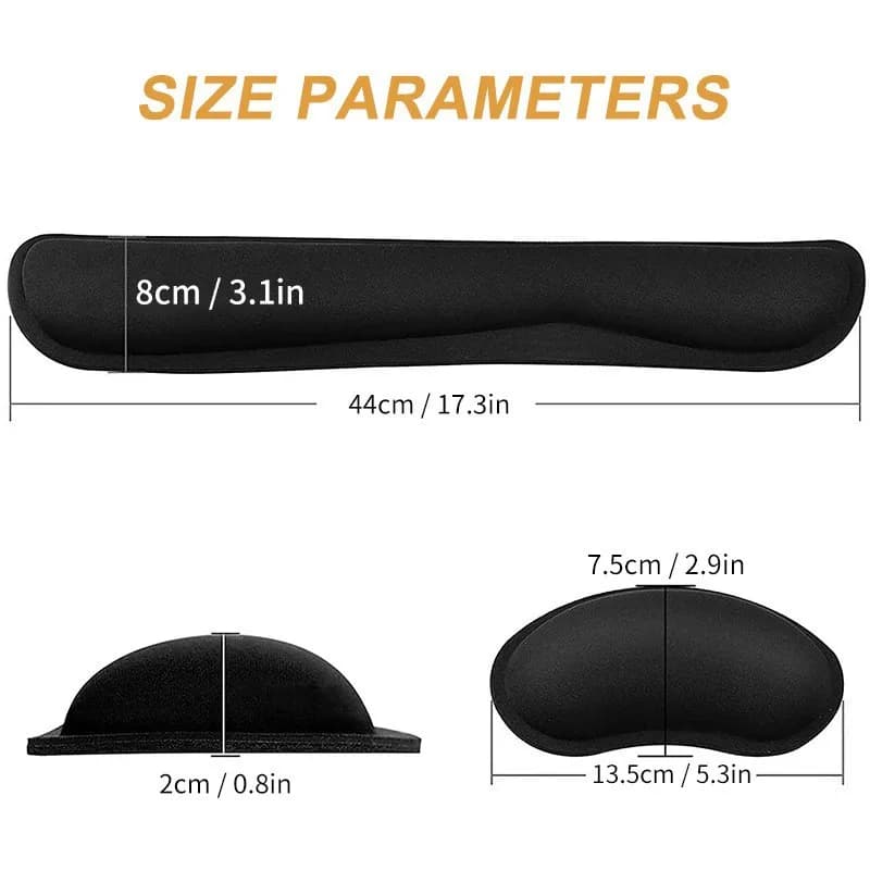 Gaming Mouse Pad with Wrist Rest