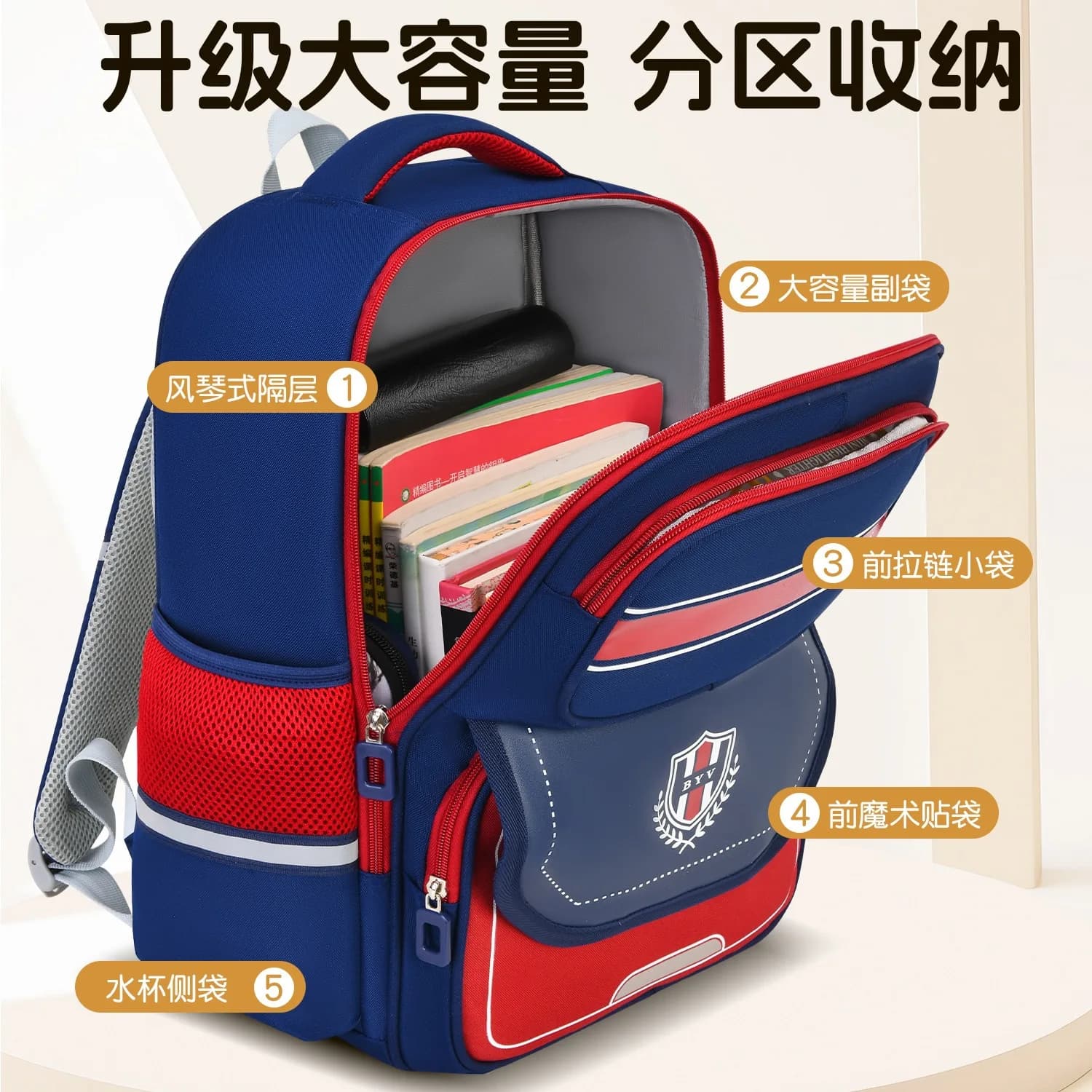 Kids Spine Protection School Backpack