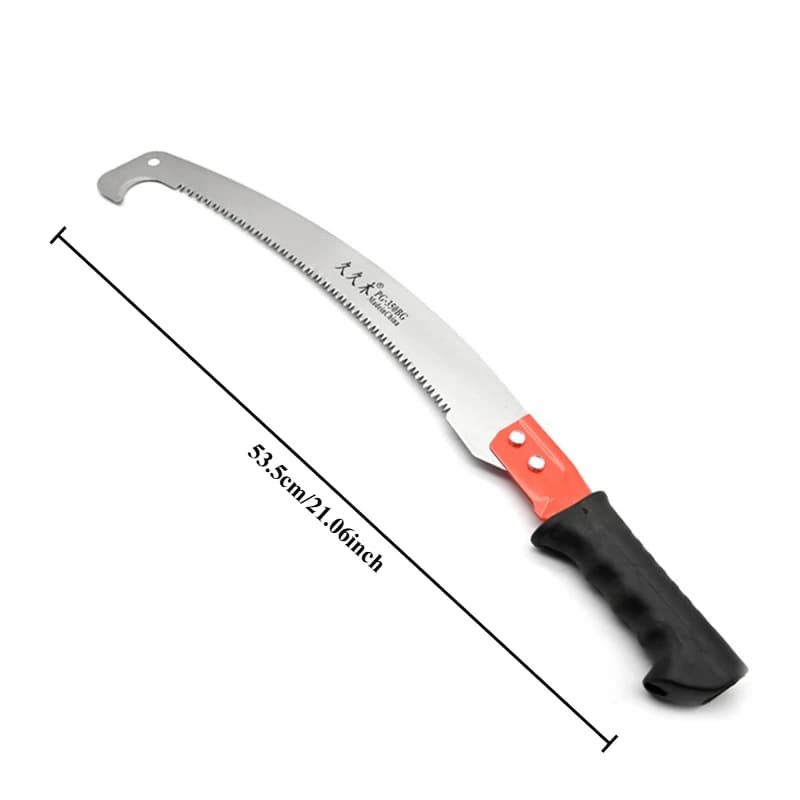Curved Pruning Saw with Iron Handle