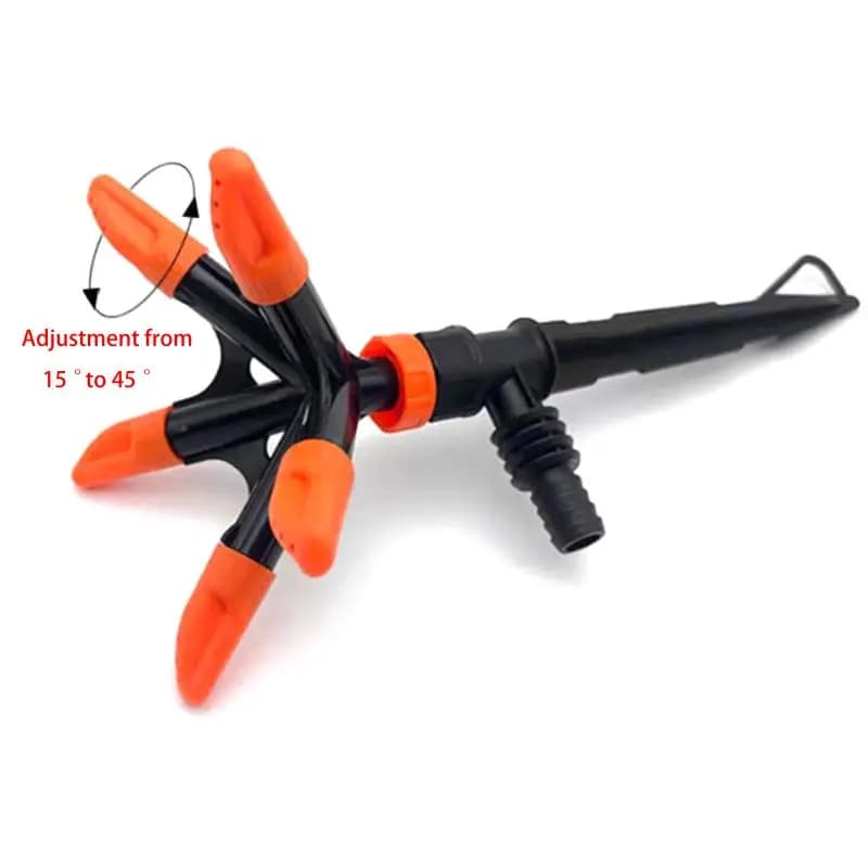 Garden 360 Degrees Rotary Water Sprinkler Automatic Lawn Irrigation for Plants Vegetable Field Easy Use