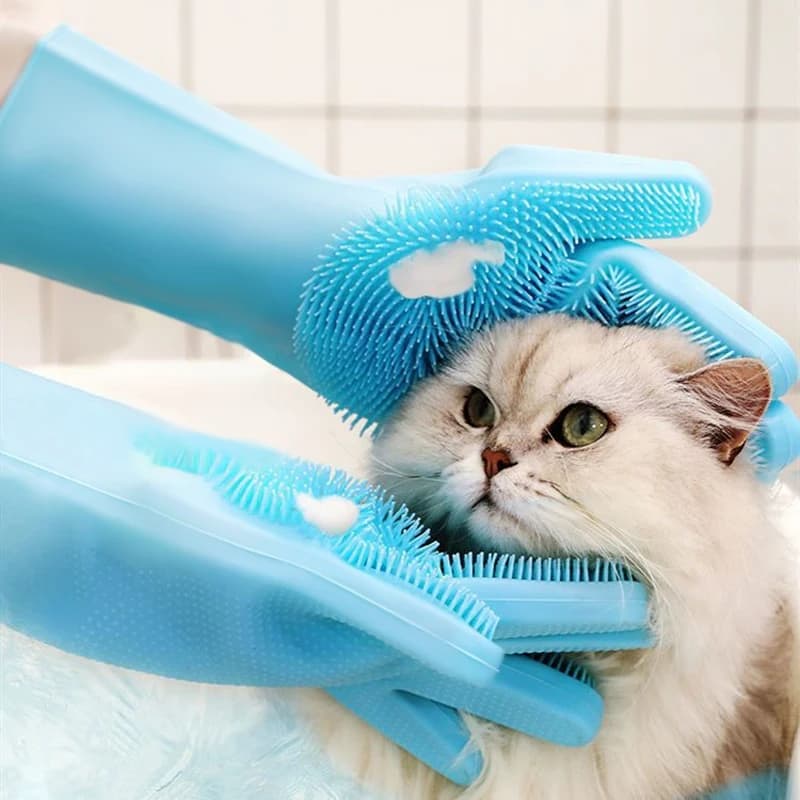 Pet Grooming Massage Gloves