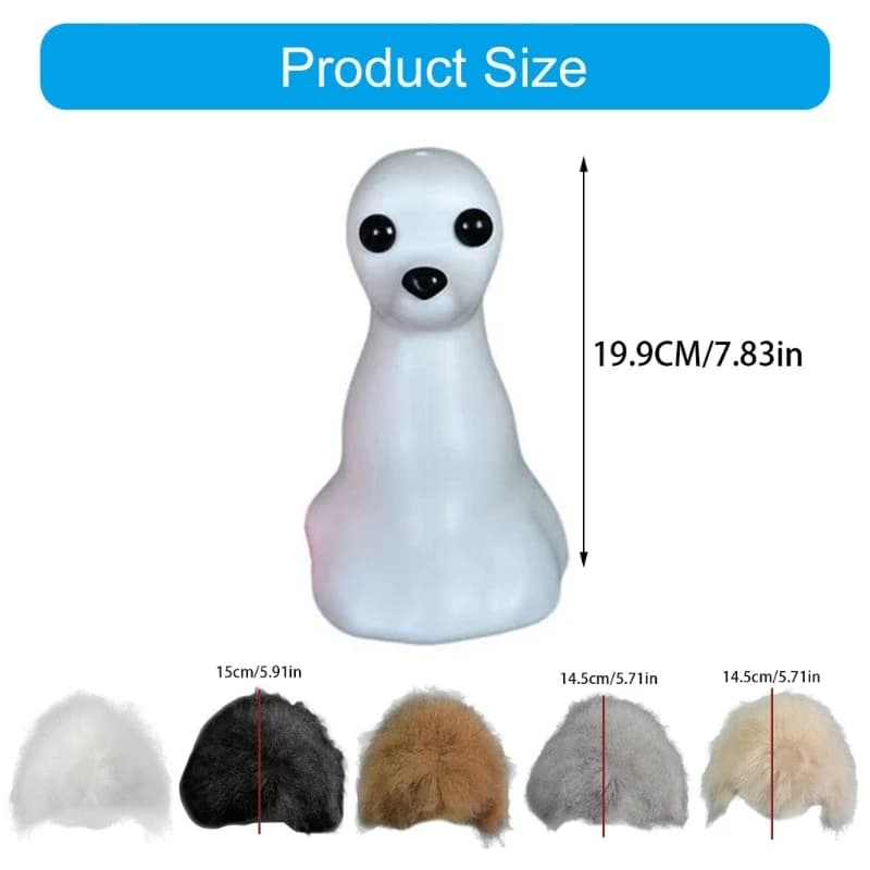 Pet Grooming Training Hair For Dog Model DIY Styling And Scissor Practice Tool B03D