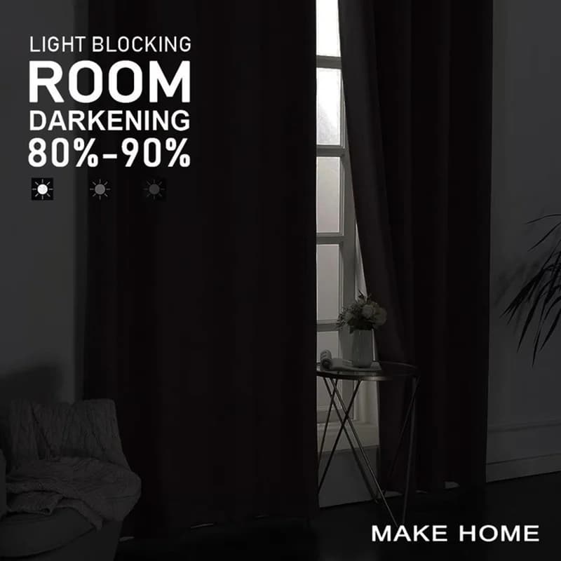 Thermal Blackout Curtain Panel