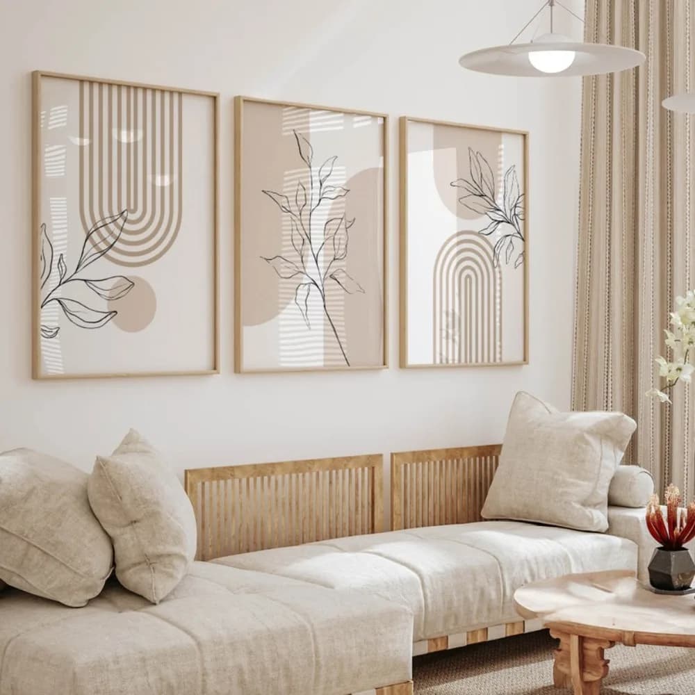 Neutral Minimalist Wall Canvas Prints