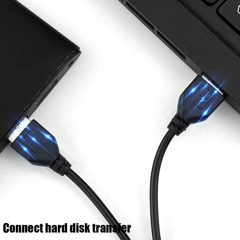 USB A Male to Male USB 3.0 2.0 Extender Cord USB 3.0 to USB 3.0 Extension Cable Fast Data Transmission For Hard Drive Radiator