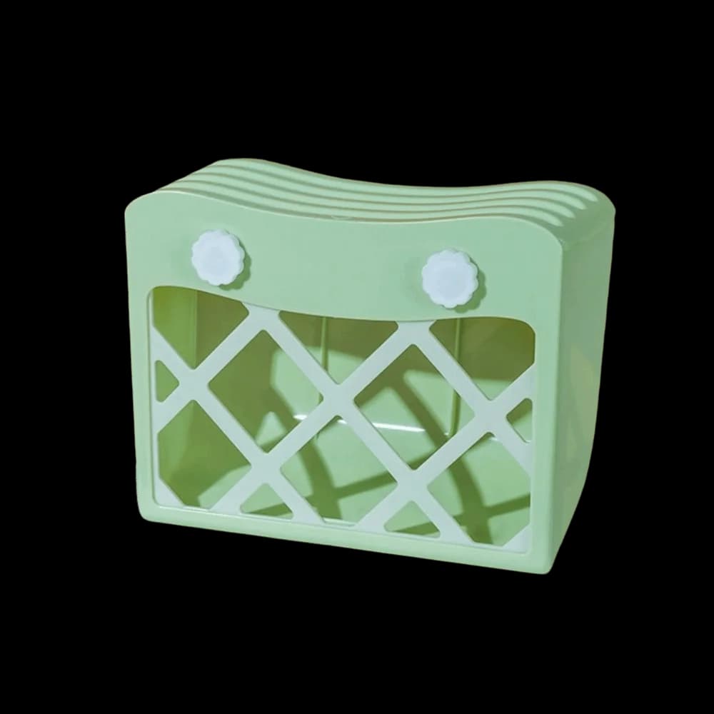 Hanging Rabbit Hay Feeder with Lid
