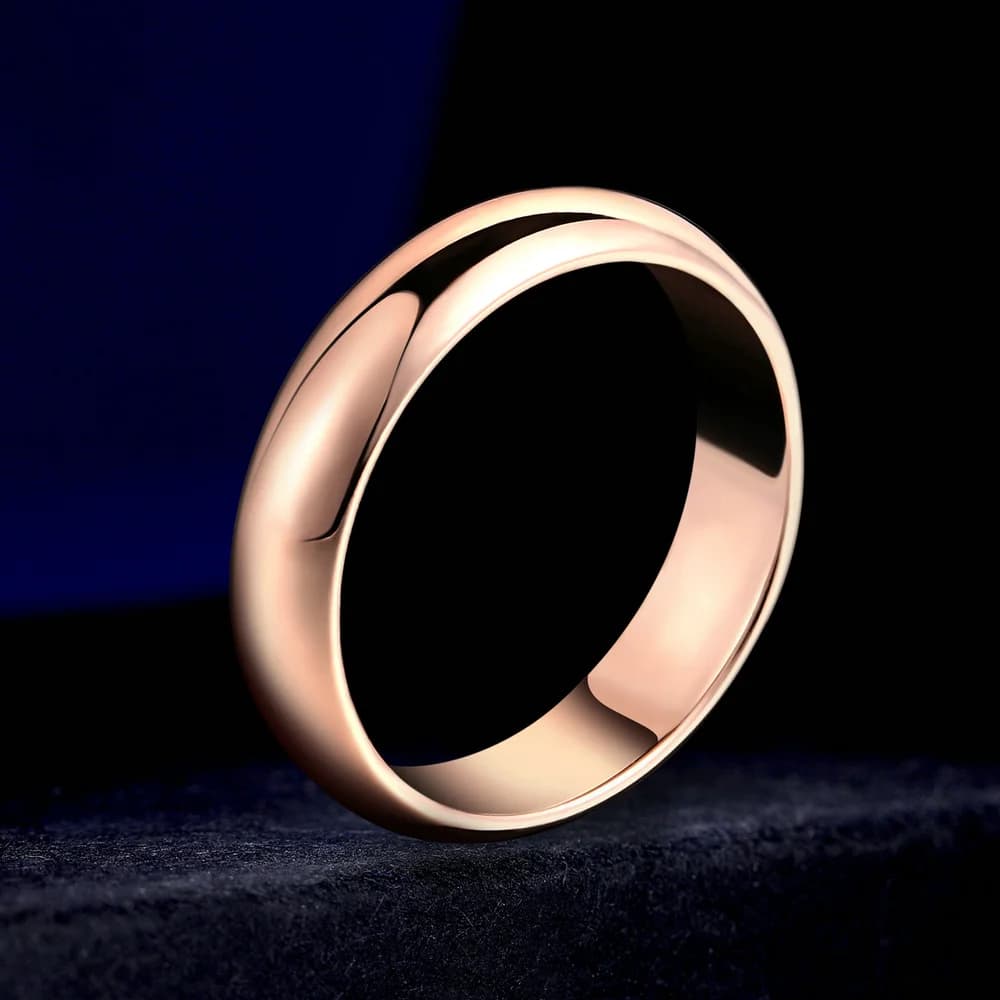 Gold-Tone Promise Rings for Couples