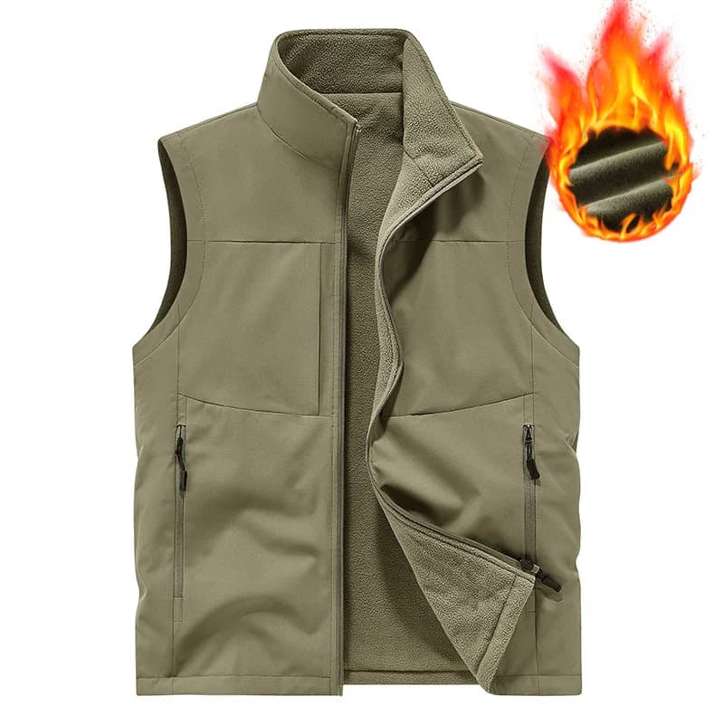 Men's Double-Sided Fleece Vest