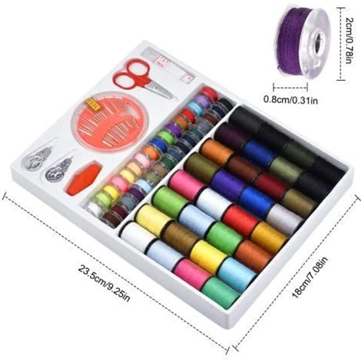 Assorted Sewing Thread Bobbin Kit