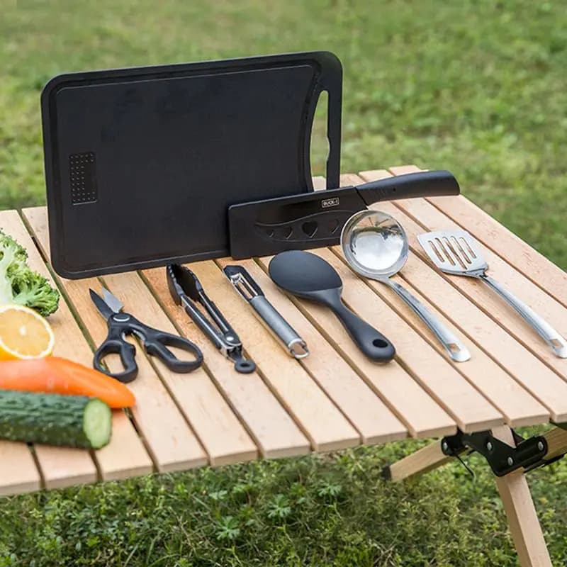 Camping Cookware and Utensil 8-Piece Set