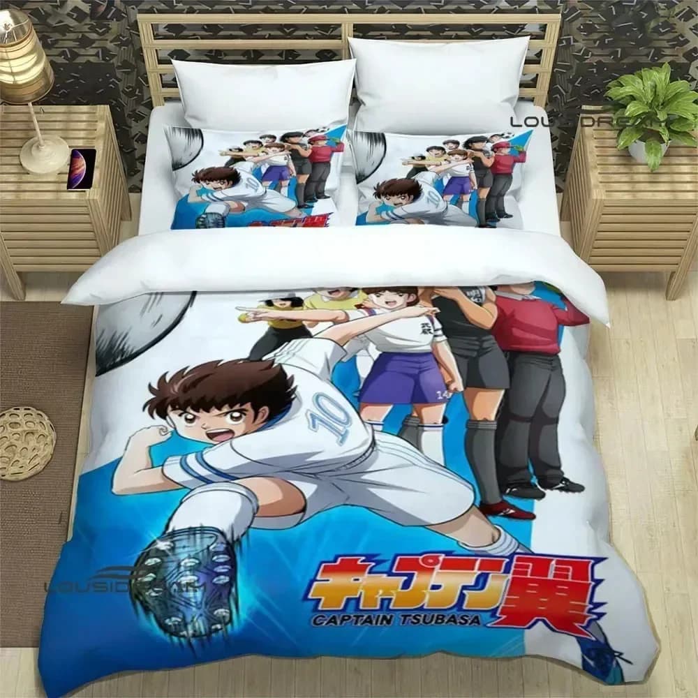 Captain Tsubasa Cartoon Bedding Set