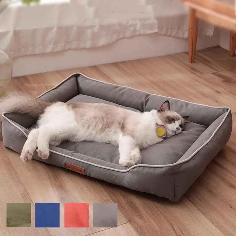 Pet Bed Basket With Cushion