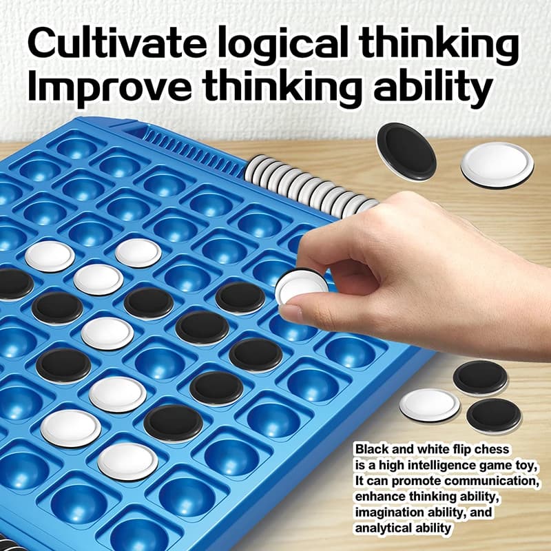 Black and White Flip Chess Game