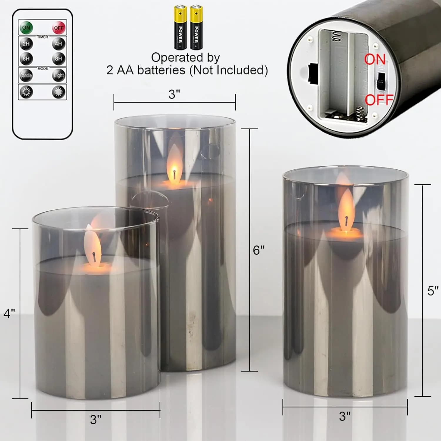 Flameless LED Candles with Remote and Timer