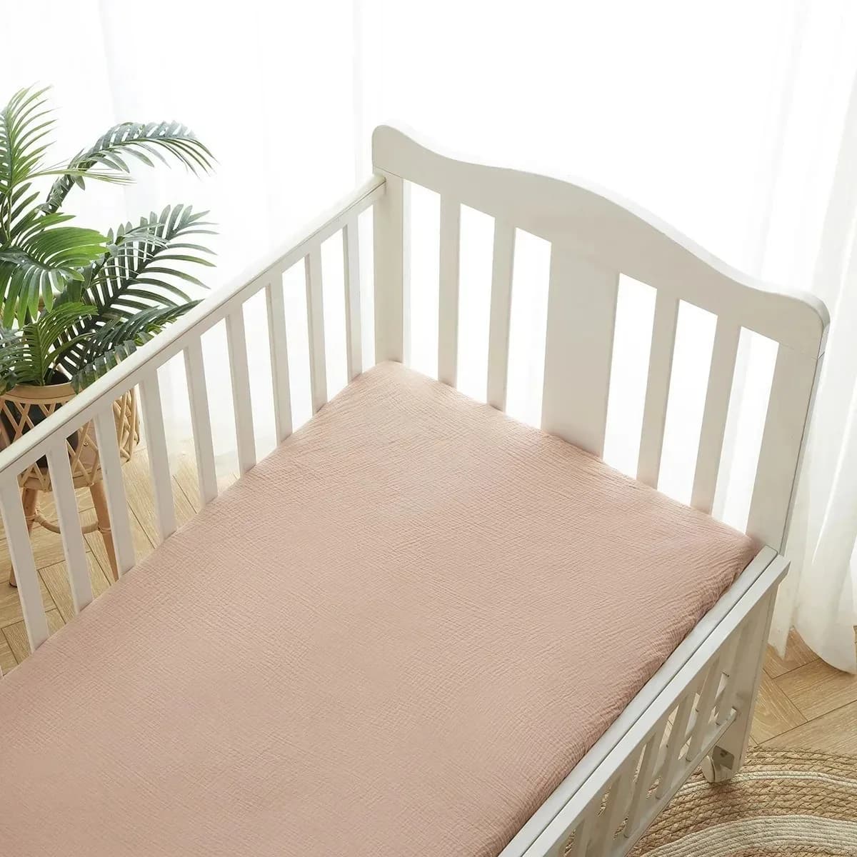 Cotton Fitted Crib Sheet