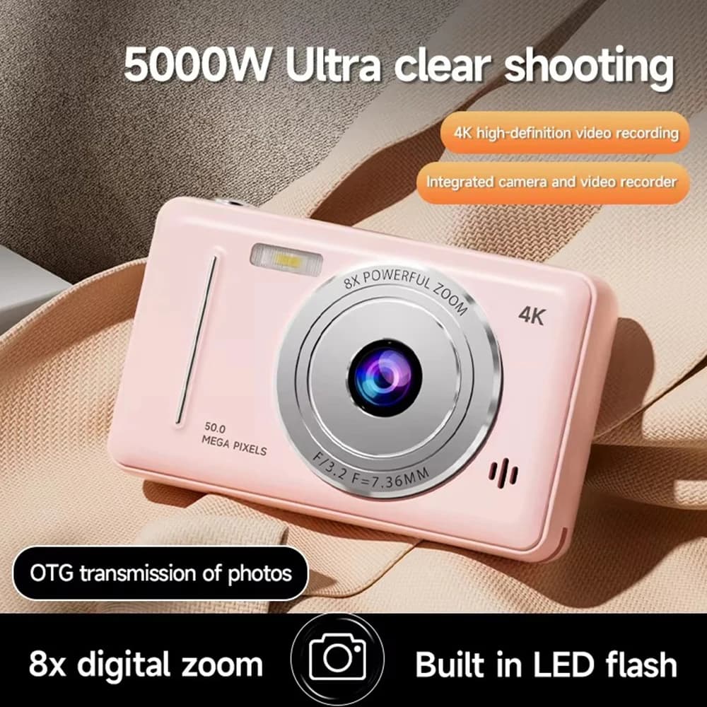 4K Digital Camera 50MP with Autofocus