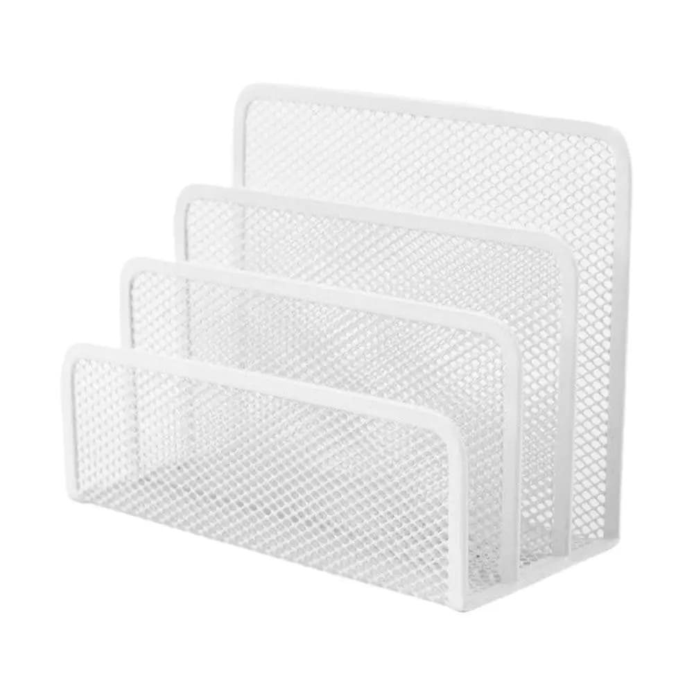 Three-Tier Metal Mesh Desk Mail Organizer