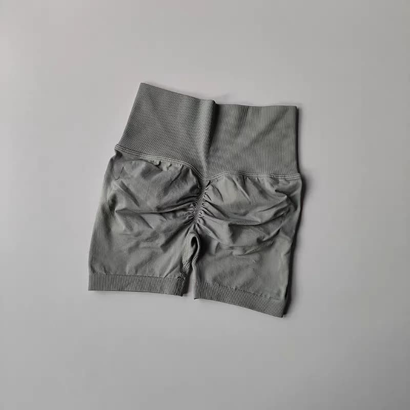 Summer High-Waist Women's Yoga Shorts Breathable Fitness Shorts Butt Lift Sports Running Cycling Push-Up Workout Gym Shorts