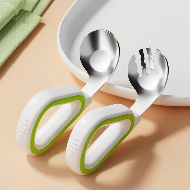 Infant Weaning Spoon and Fork Set