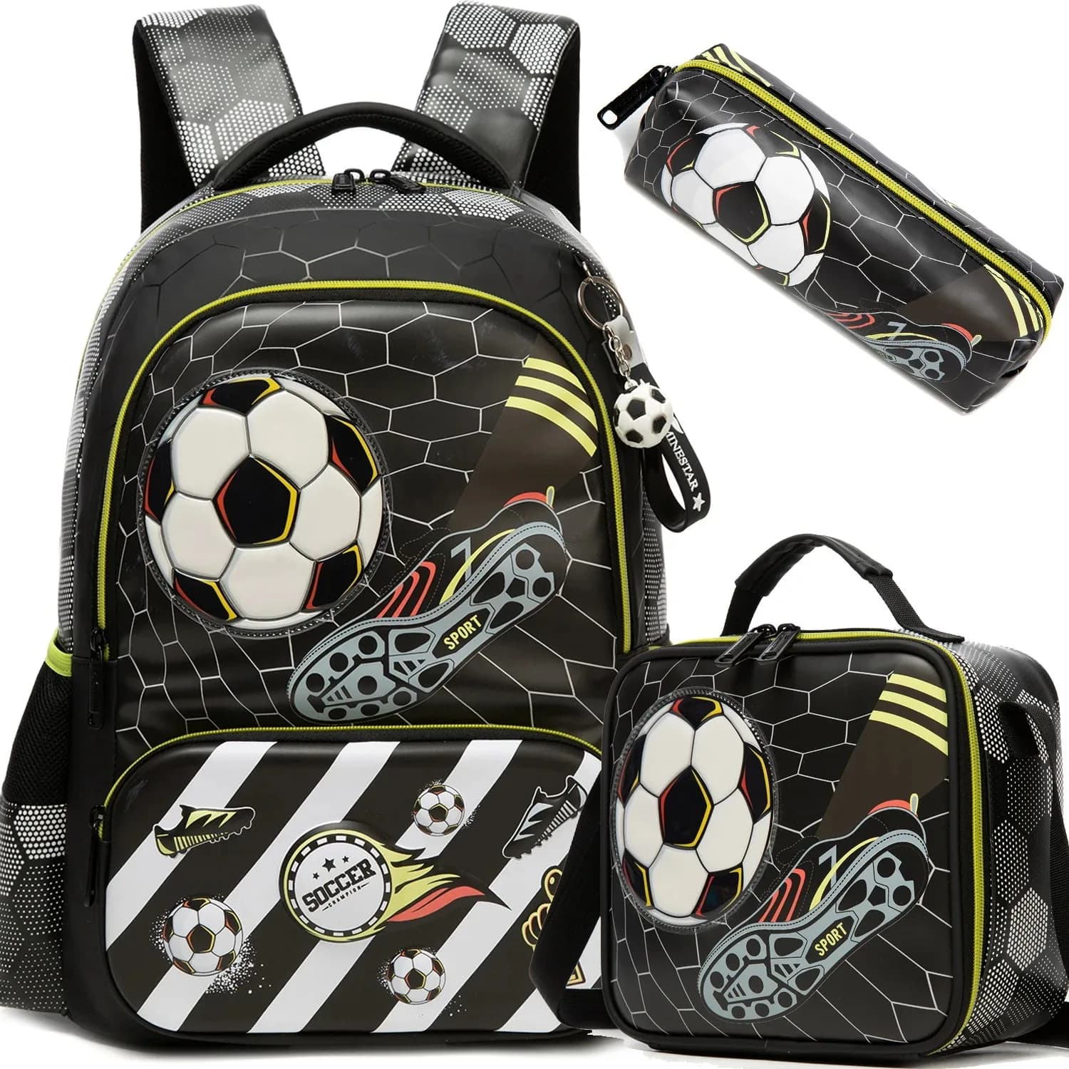 Girls School Backpack with Lunch Tote Set