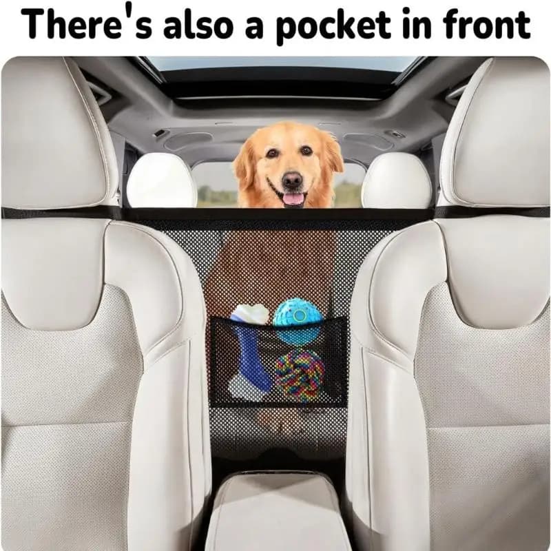 Car Rear Pet Barrier Mesh Divider