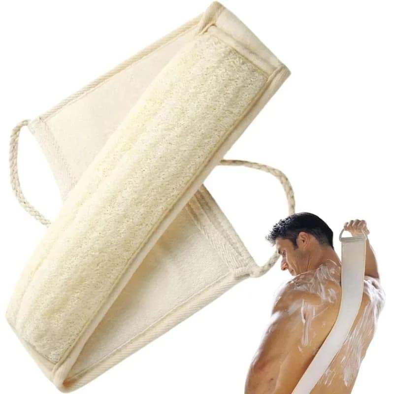 Natural Loofah Back Scrubber with Handles