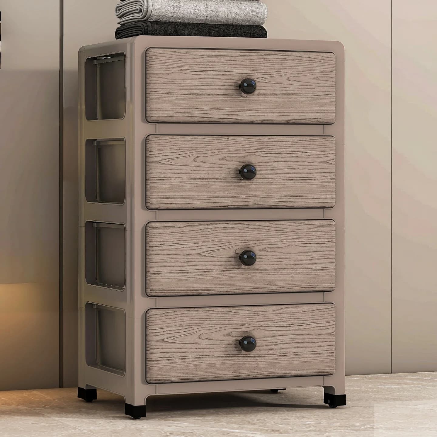 35cm Drawer-Style Nightstand Storage Cabinet