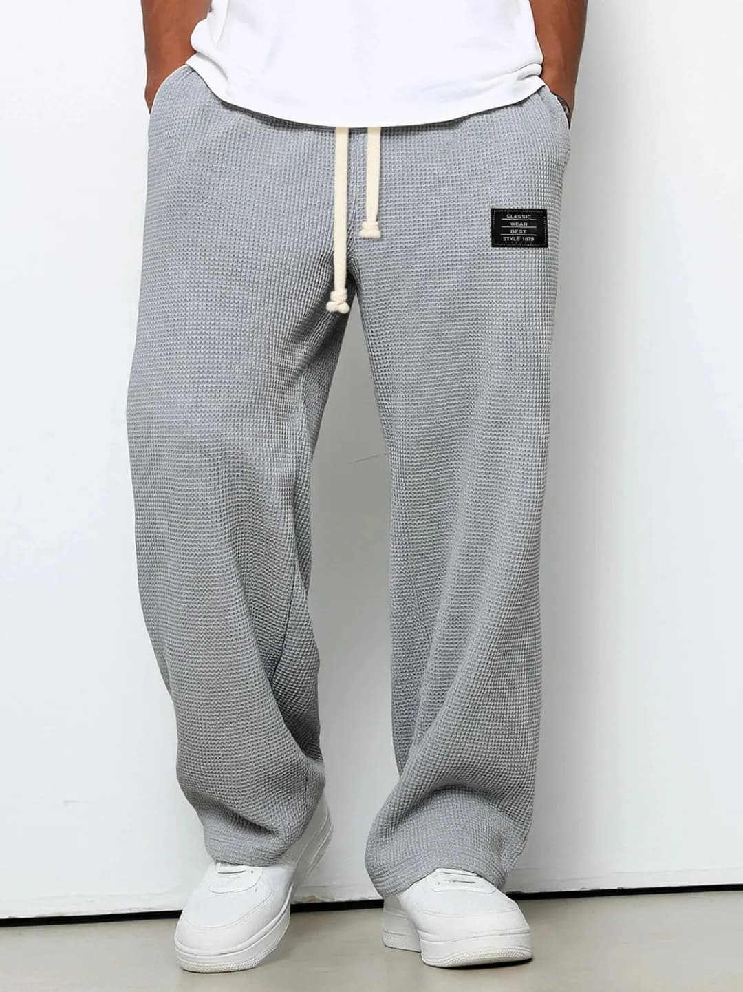 Men's Casual Wide-Leg Sweatpants
