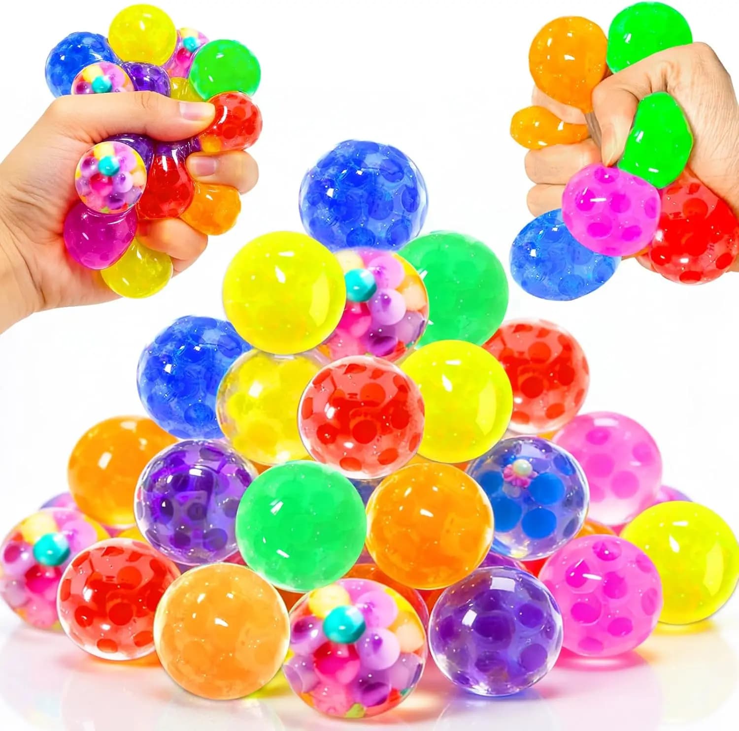 Bulk Colorful Stress Balls Squeeze Toys