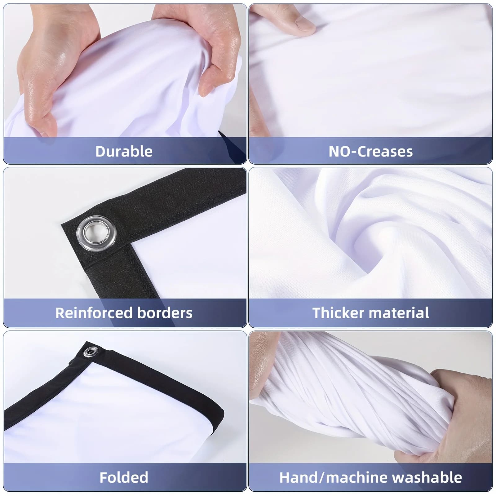 Portable Wrinkle-Free Projector Screen