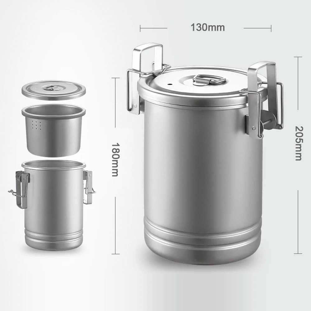Stainless Steel Camping Rice Cooker Pot