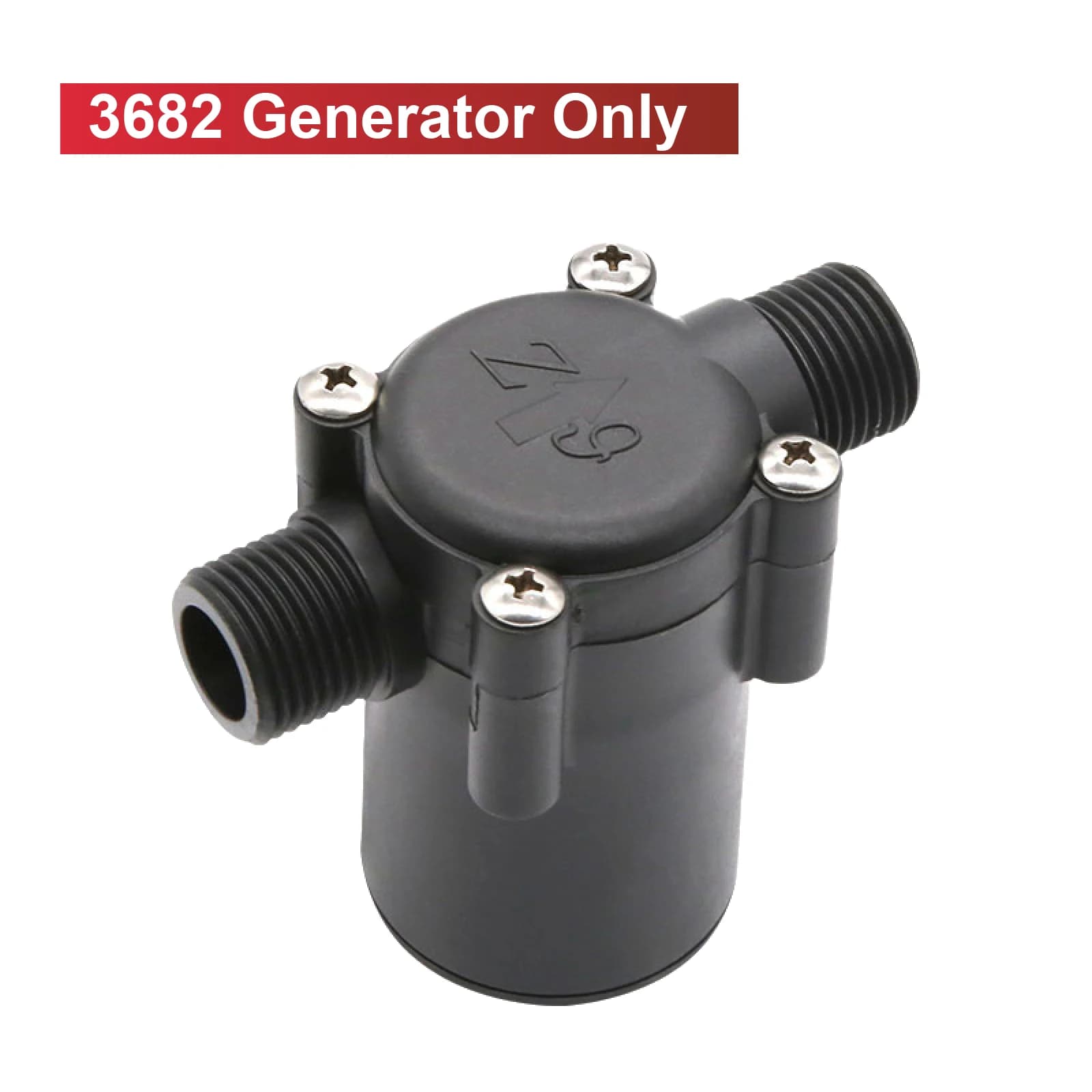 HY-3682 Water Flow Generator G1/2 Micro Hydro Generator Mini Hydraulic Turbine Shower Water Power 3V Igniter Generator