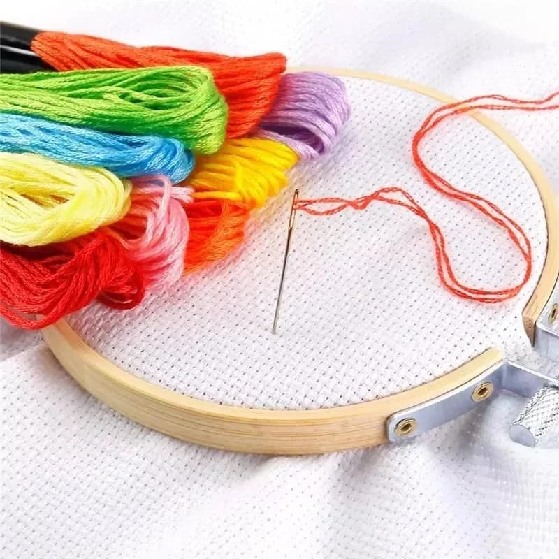 Multicolor Cotton Embroidery Floss Thread Kit