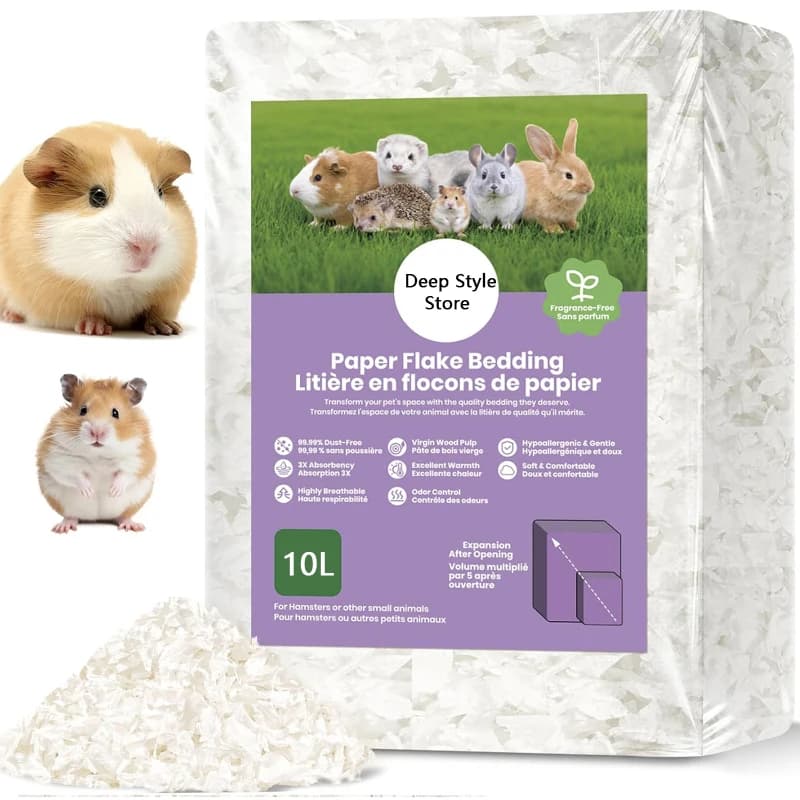 Hamster Bedding Paper Cotton Blend 10L