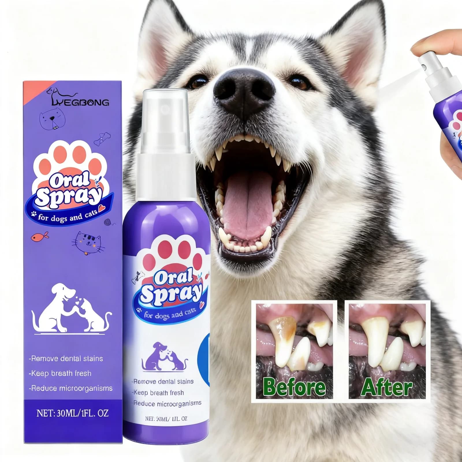 Pet Teeth Cleaning Spray