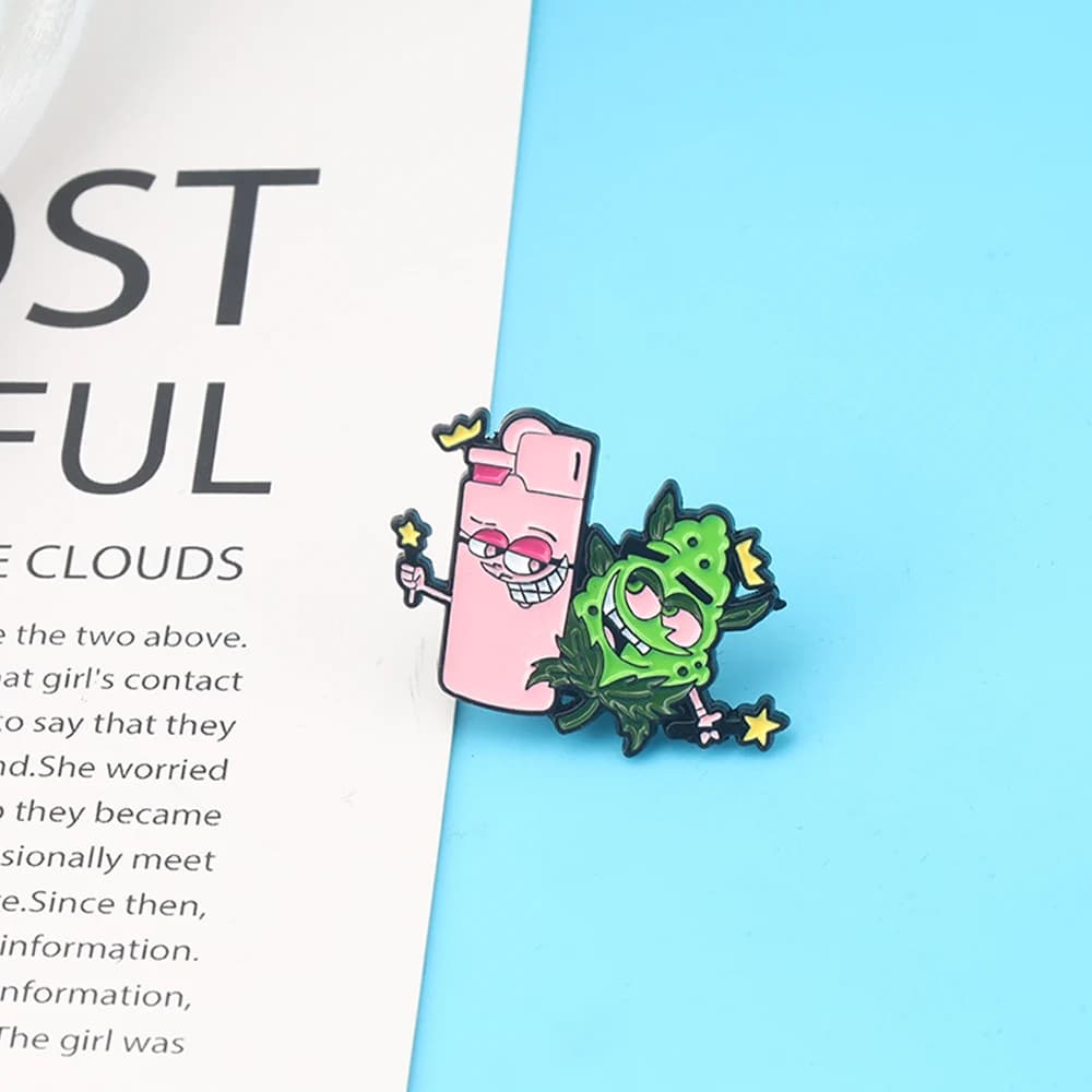 Cartoon Comedy Anime Enamel Brooch Cute Funny Backpack Badge Lapel Pin Cosplay Jewelry Accessories Props Gift For Friends