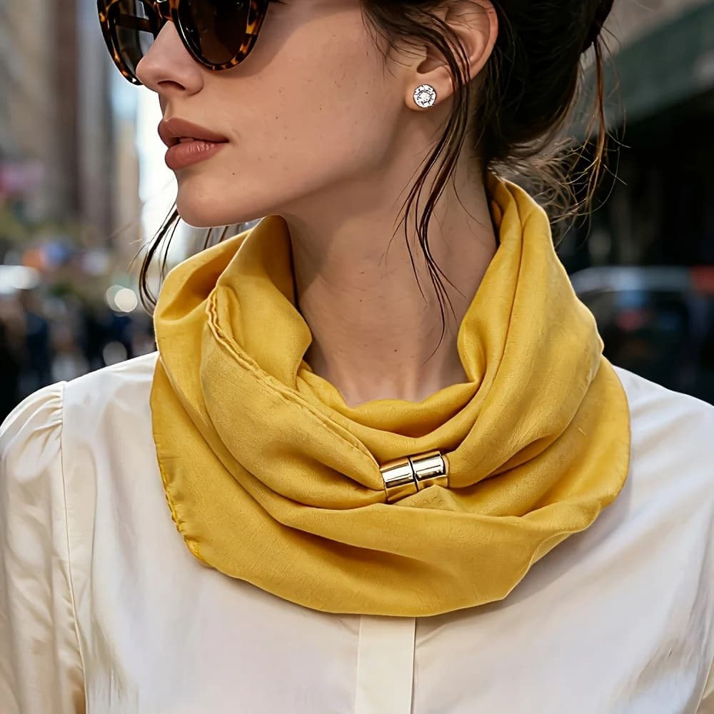 Lightweight Breathable Solid Color Scarf