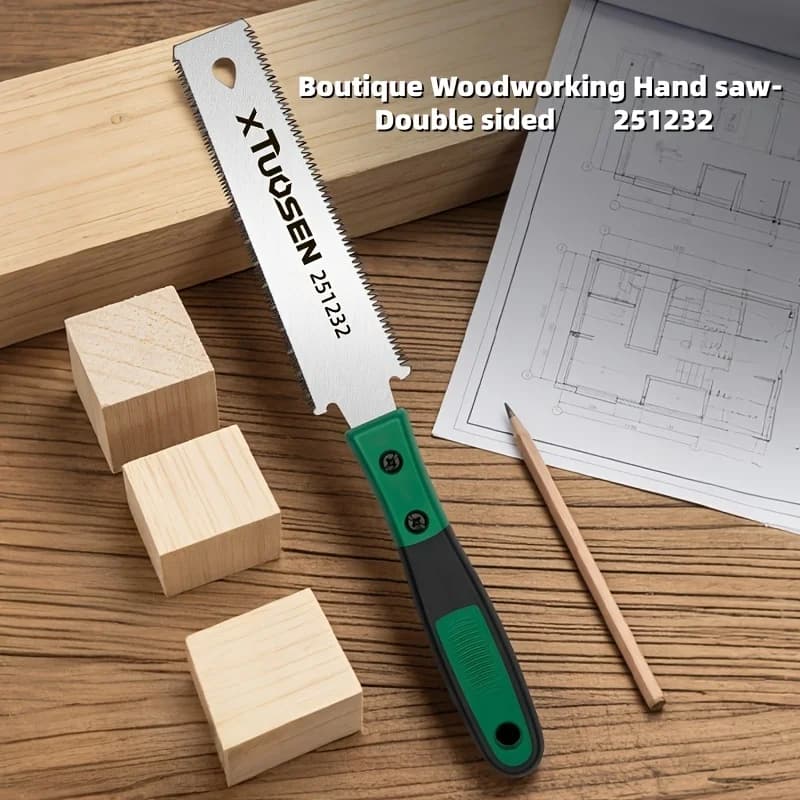 Hand Saw, Precision Jab Saw & Drywall Saw, Ergonomic Handle Hand Tools for Wood, Drywall, Plastic, DIY Cutting, Pruning