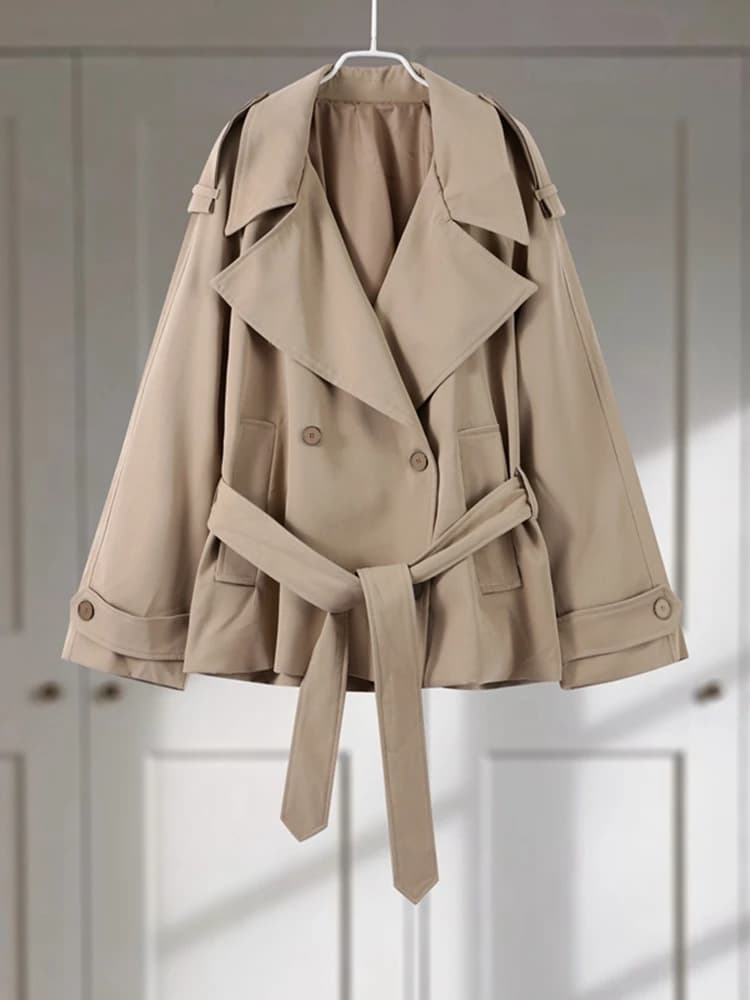 Women's Double Breasted Casual Blazer Jacket